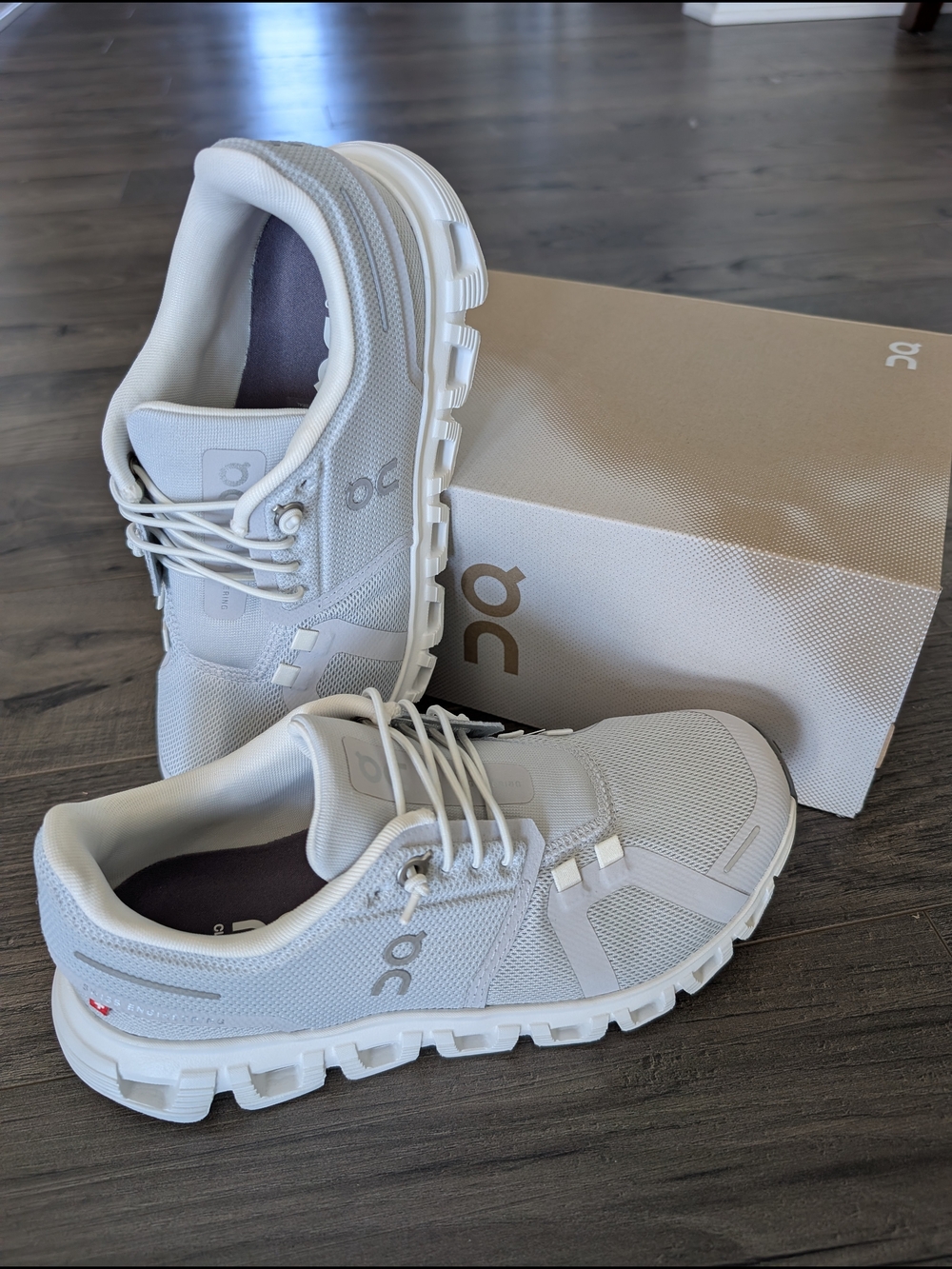 BRAND NEW On Running Cloud 6 Women's 6 Glacier/White (Laces Included)